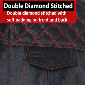 Chaleco de Cuero Vacuno Genuino Negro con Bolsillos Ocultos para Portar Armas, Estilo Vintage Transpirable, Ropa Exterior de Otoño, Servicio OEM - Product Image 6