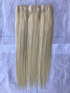 613 máquinas rectas suaves y sedosas doble trama cutícula humana alineada 100% Remy Virgen sin procesar brasileño ventas al por mayor pelos humanos - Product Image 4