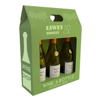 Cadeau de vin réutilisable personnalisé boîte de 3 bouteilles durable et écologique pour une expédition efficace boîte de transport de 3 bouteilles de vin en toile gaufrée