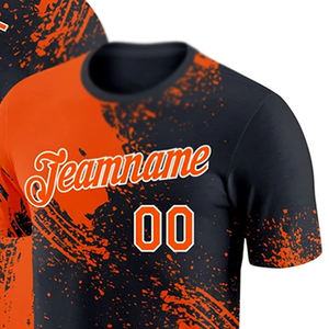 Camisetas de fútbol personalizadas para adultos-100% poliéster, camisetas de fútbol ligeras transpirables de secado rápido, logotipos de colores personalizados para deportes - Product Image 3