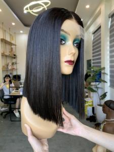 Extensions de cheveux humains vierges vietnamiens Remy, cuticules alignées, lisses comme des baguettes, tissage double trame, toutes couleurs - Product Image 2