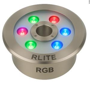 6W RGBW <b>Ground</b> Burial <b>Light</b> Color Changing LED Inground Up <b>light</b> | Outdoor Landscape Lighting - Product Image 4