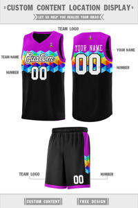 Maillots de basket-ball unisexe à logo personnalisé, ensemble d'uniformes à sublimation en polyester respirant et ajusté, maillots de basket-ball de style adulte - Product Image 3