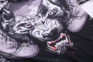 เสื้อคอมเพรสชั่นผู้ชายแบบกำหนดเองสำหรับศิลปะการต่อสู้ แห้งเร็ว ระบายอากาศได้ดี ผ้าซาติน โพลีเอสเตอร์ 100% สำหรับฤดูหนาว - Product Image 5