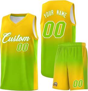 Uniforme de maillot de basket-ball en polyester de sublimation pour jeunes au design personnalisé - Product Image 3