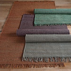 พรมปอกระเจาถักด้วยมือพรมสำหรับห้องนั่งเล่นคุณภาพมาตรฐานจากผู้ผลิตในอินเดีย - Product Image 1