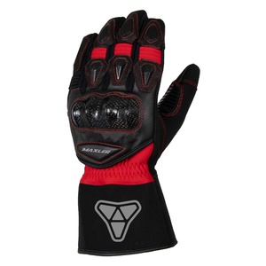 Guantes de moto de invierno unisex, guantes de cuero de dedo completo para montar, correa de muñeca ajustable, compatible con pantalla táctil, resistente al agua - Product Image 2