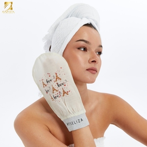 ถุงมืออาบน้ำผ้าไหมคืนสภาพดีท็อกซ์ใหม่เพิ่มความนุ่มเปล่งปลั่งสารสกัดจากพืชให้ความชุ่มชื้นอย่างอ่อนโยนสะอาดช่วยฟื้นฟูสุขภาพ - Product Image 2