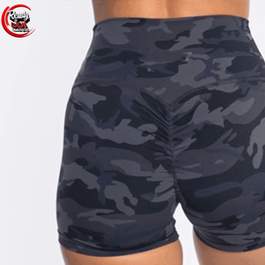 Pantalones cortos de entrenamiento para mujer, pantalones cortos de motorista de yoga para gimnasio para correr de cintura alta, ropa deportiva para mujer - Product Image 6