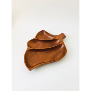 <b>Set</b> Of 2 Leaf <b>Serving</b> Tray and Plate Top Quality Handmade Kitchenware Dessert Plates and Trays In Affordable Plate - Product Image 4