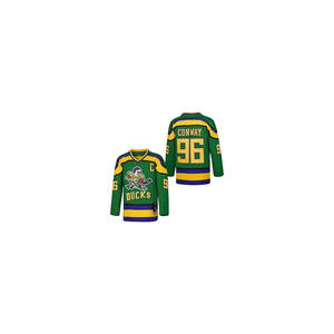 Maillot de hockey sur glace Mighty Ducks pour adulte D-5, haute qualité, couleur et logo personnalisés, 100% polyester, séchage rapide - Product Image 4
