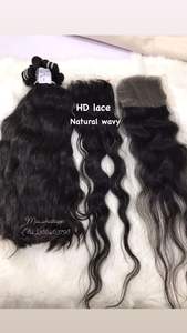 La mejor calidad HD Lace Raw Cambodian Natural Wave 100% Cabello humano natural para mujeres negras de cabello humano vietnamita - Product Image 3