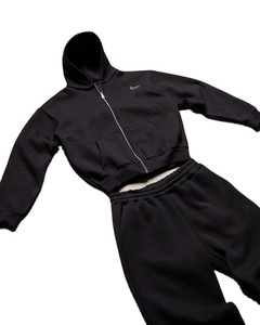 Custom Logo Oversized Tracksuit Set Hoodie and Jogger <b>Pants</b> Streetwear Casual Gym Fitness Wear For Bulk Order - Product Image 1