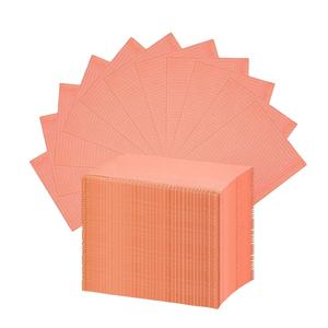 Bavettes dentaires jetables rose pêche, lot de 60, en polaire imperméable, serviettes pour patients, certifiées CE, pour le nettoyage et le remplissage dentaire - Product Image 1