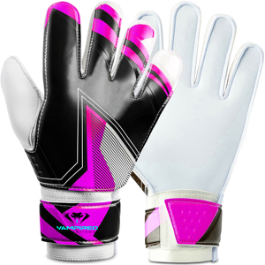 Gants de gardien de but de football professionnel de haute qualité en cuir respirant Guantes de Portero Logo personnalisé véritable vente en gros en plein air - Product Image 2
