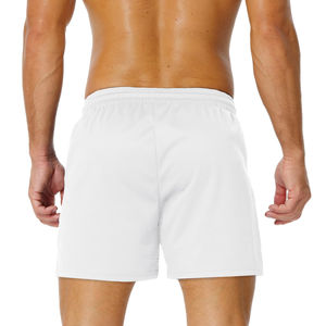 Pantalones cortos deportivos informales de último diseño para hombre, pantalones cortos deportivos de secado rápido para entrenamiento atlético para correr, bolsillos sólidos de punto - Product Image 3