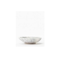 Bol en marbre artisanal pour restaurant et bol en marbre de pierre brune de taille personnalisée au meilleur prix