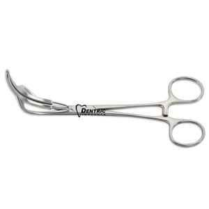 Offre Spéciale Klintmalm Instruments chirurgicaux manuels 7 ''petite pince de greffe de foie en acier inoxydable mâchoires incurvées de 65mm tiges droites - Product Image 3