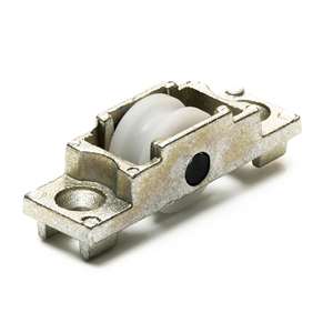 Bogie en Zamak de conception industrielle avec 1 roue à billes ou à aiguilles pour roulettes de portes et fenêtres - Product Image 1