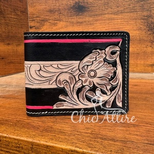 Nouveau portefeuille pour hommes en cuir usiné à la main carte de Position multi-cartes en gros décontracté grande capacité en cuir véritable portefeuille court à deux volets - Product Image 1