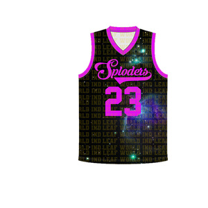 Ensemble de vêtements de basket-ball avec logo personnalisé maillot de sublimation respirant avec numéro de club de l'équipe grande taille BSCI vêtements de sport en gros - Product Image 1