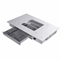 Collecteur de Poussière Extracteur Wenkai Factory 100W Couleur Argent pour Table de Manucure Salon