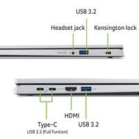 Ventes chaudes pour Acer Aspire 16 2025 i7-13620H 16 Go 1 To Intel Graphics Ordinateur portable 16 pouces IPS 60 Hz WiFi6 Ordinateurs portables fins et légers