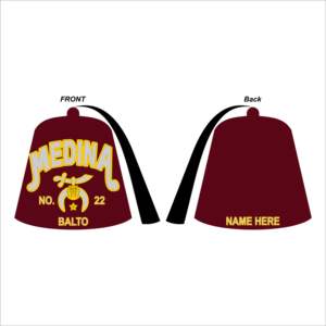 Shiner Fez avec Fezcase, bonnet, chaîne, collier, bande Cumar, masque facial, paquet de golov - Product Image 1