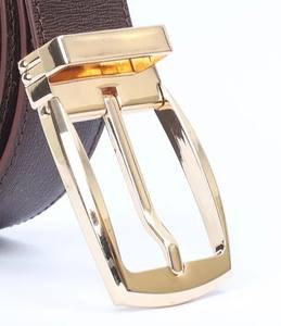 Cinturones OEM de lujo para hombre con logotipo personalizado de alta calidad de cuero genuino estilo Formal Pin Aleación de calidad disponible para la venta al por mayor - Product Image 2