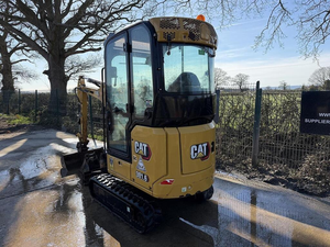 Nouveau modèle 302.7 Mini-excavatrice sur chenilles verte, équipement de construction avec moteur et propulseur, moment de charge élevé 99 kg - Product Image 1
