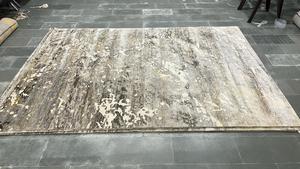 Tapete Luxuoso Marroquino Retrô Vintage Grande de Bambu e Seda, com Pelo em Laço, Plush, Tecido Plano, Jacquard Trançado Artesanal, Moderno e Lavável - Product Image 4