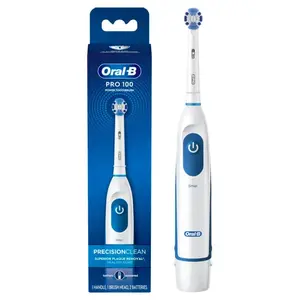 Oral-B Pro-Health Klinische Batterij Elektrische Tandenborstel, 1 Telling (Pakket Van 1) (Kleuren Kunnen Variëren)