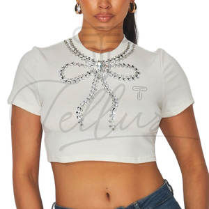 Camisetas Cortas de Mujer de Último Diseño, Fabricadas en Pakistán, de Secado Rápido y Transpirables - Product Image 6