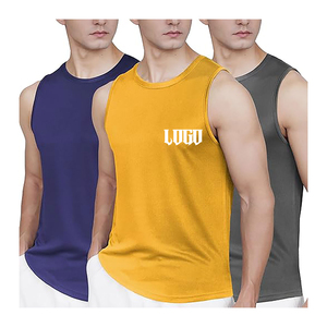 Camiseta sin mangas de algodón de alta calidad para hombre, perfecta para entrenamiento de gimnasio, chaleco ligero transpirable sin mangas, camiseta sin mangas para hombre más vendida - Product Image 1
