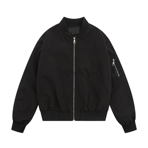 Chaquetas de uso diario, fábrica directa al comprador, chaquetas de marca privada para exteriores, chaqueta de ajuste relajado para hombre, chaqueta de bombardero de suministro OEM y ODM - Product Image 1