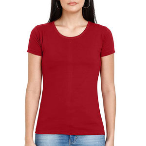 เสื้อยืดสตรีแขนยาวครึ่งแขนเสื้อมีบริการผลิตตามสั่งสี - Product Image 1