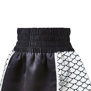 Shorts de boxe gladiateur pour homme, nouvelle conception personnalisée, sportifs, noirs, unis, non tissés, respirants, imperméables, séchage rapide, taille élastique - Product Image 6