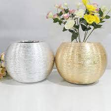 RABEH Decorative Iron Floor Flower <b>Vase</b> <b>Gold</b> Plated Handmade Luxury Home Decor Coastal Contemporary Stylish Factory Price - Product Image 6