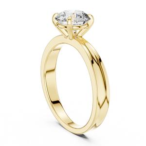 Anillo de diamantes cultivados en laboratorio de 0.50ct al por mayor | Oro de 18K | EF, 2 piezas | Diseño de 4 puntas planas | Anillo de boda de joyería personalizable - Product Image 5