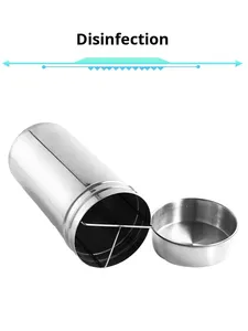 Juego de Instrumentos de Cubetas de Petri de Acero Inoxidable para Esterilización, Varios Tamaños 60-150 mm, Uso Hospitalario Hosanna - Product Image 3