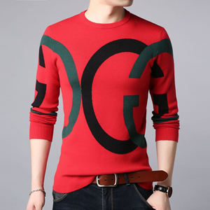 Breathable Winter Pullover 100% Cotton Custom Made OEM Men's <b>Sweaters</b> Custom Colors <b>Size</b> High Quality <b>Plus</b> <b>Size</b> Pattern Front - Product Image 6
