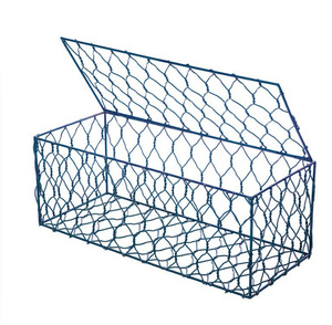 Alliage <span class=keywords><strong>de</strong></span> <span class=keywords><strong>zinc</strong></span>-aluminium gabion gabion filet canal gabion filet protection contre les inondations pente fil treillis solide rivage contrôle des inondations - Product Image 6