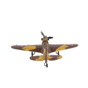 Modèle réduit artisanal en métal de l'avion Curtiss Hawk 81A de 1941, décoration d'avion, 44,5Lx45,7Wx19,1H cm - Product Image 3