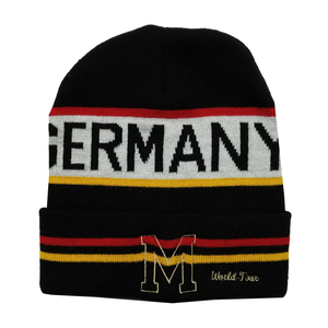 High Quality Unisex Winter Cuffed <b>Knitted</b> <b>Hats</b> Customized Solid Color Embroidery Beanies Warm Wholesale PK Caps - Product Image 1