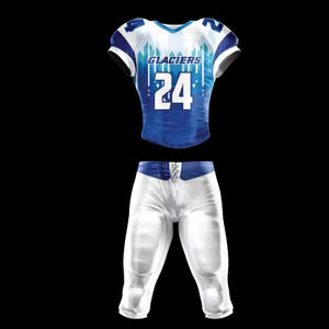 2025 ensemble d'uniformes de football américain conçus sur mesure respirant manches courtes maquette gratuite - Product Image 5