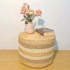 Wooden Convertible Removable <b>Cover</b> Modern Vintage Design Pouf Bedroom Storage Custom Size Handmade Table Ottoman - Product Image 6