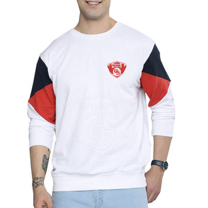 Ropa con cuello redondo para hombre, sudaderas de talla grande en diferentes colores, sudaderas para hombre de Bajwat Sports - Product Image 1