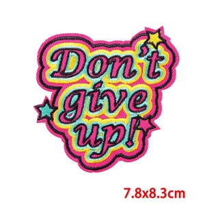 OEM Custom Made Design Clothing Twill Fabric Embroidery Patch over Size Clothing with Heart Flower Shapes Baseball Inspired - Product Image 5