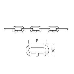 Stainless Steel Welded Transmission <b>Chain</b> AISI 304/316 Polished 6MM Diameter LEEMETAL Brand 100meter MOQ - Product Image 3