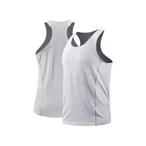 Camiseta de tirantes de tela para hombre con tu propio logotipo Tendencia Nueva llegada Camiseta sin mangas de sublimación al por mayor - Product Image 3